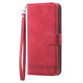 DIERFENG Wallet Case with Kickstand and Wrist Strap for Samsung Galaxy A37 5G