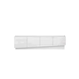 Whous Meuble TV 4 portes 180cm effet bois