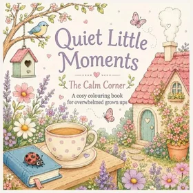 Quiet Little Moments Färgläggningsbok för Vuxna