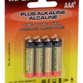 Vapex Plus Alkaline AAA 4-pack
