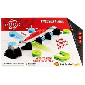 Fat Brain Toys Magshuto Knockout Rail Jeu 16-Piece 337-5191