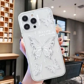 Sommerfuglen Flexibelt Etui för iPhone 16 Pro Max
