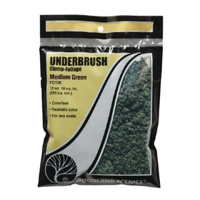 Woodland Scenics Medium Green Underbrush FC136