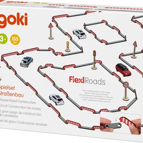 Goki Spelset Vägar Byggnation FlexiRoads 53765