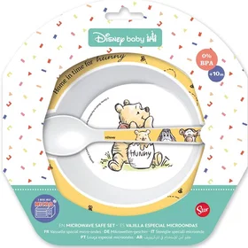 STOR Winnie The Pooh Kulho + Lusikka Set