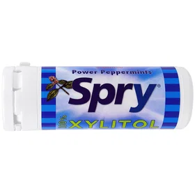 Spry Natural Xylitol Peppermint Mints 45pcs