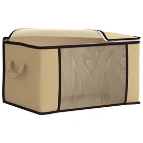 vidaXL Storage Box Fabric 70x40x18cm 2 pcs