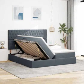 vidaXL Förvaringssäng 3372264 200x200cm