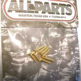 Allparts GS 3397-002 Humb. Pickup Ring Screws Kort Gull
