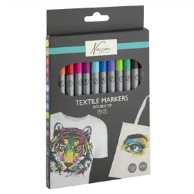 Nassau Textile Marker Double Tip 12-pack