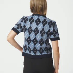 Neo Noir Allestar Check Knit Cardigan (Kvinners)