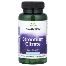 Swanson Strontium Citrate 340mg 60 Capsules
