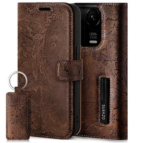 SURAZO Étui Pliant en Cuir pour Xiaomi 13 Pro 5G