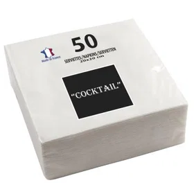 Pronappe Orange Serviettes en papier 50pcs