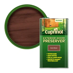 Cuprinol Exterior Wood Preserver Acorn Brown 5 L