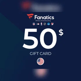 Fanatics MLB Shop Gift Card 50 USD