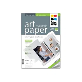 ColorWay ART Magneettinen Valokuvapaperi Kiiltävä 5 Arkki A4 690 g/m²