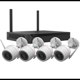 EZVIZ H3C 2K+ BW3844 4-pack med NVR X5S