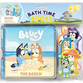 PHIDAL 9782764370438 Bluey The Beach Bath Time Books 3-pack