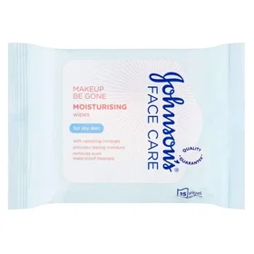 Johnsons Makeup Be Gone Fugtgivende Vådservietter 25st