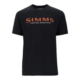 Simms Logo T-shirt Tahiti Blue (Jr)
