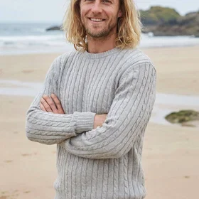 Rapanui Cable Knit Jumper (Men's)