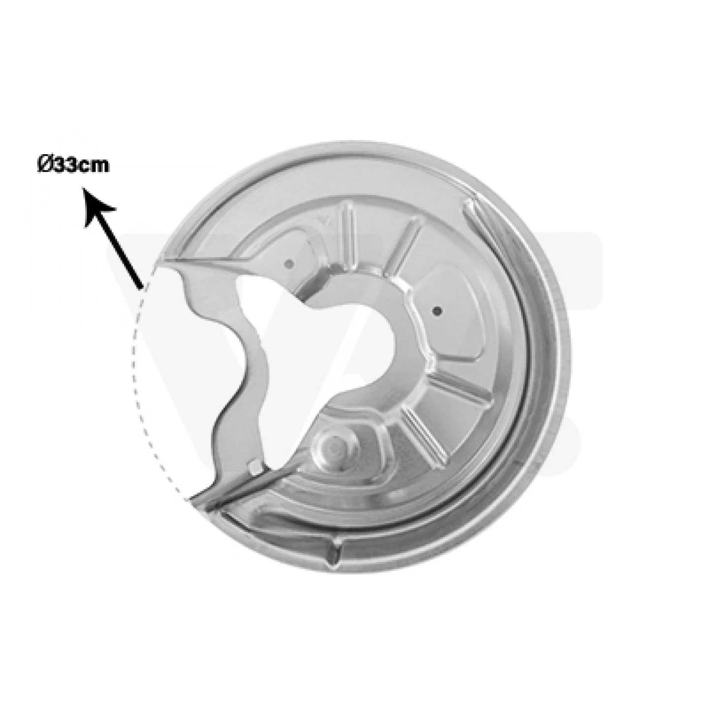 Van Wezel Brake Shield 7622373