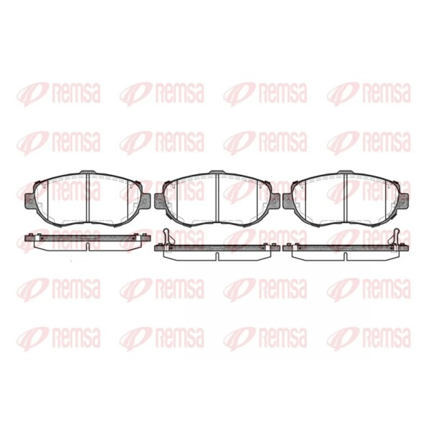 Remsa Disc Brake Pad Set 0456.02