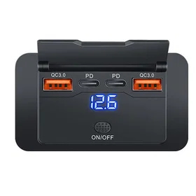 INF 378627 4-Port Dual QC Dual PD Væglader 12.6W