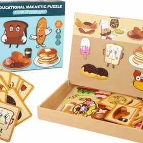 LEANToys Magnetisk Puslespill 16663
