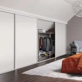 Spacepro Heritage Sliding Loft Door White 914mm