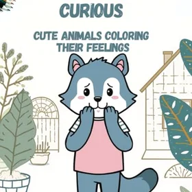 Happy Silly And Curious Cute Animals Coloring Book