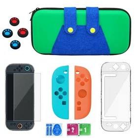 Inskal Nintendo Switch 2 6-i-1 Protective Case Green/Blue