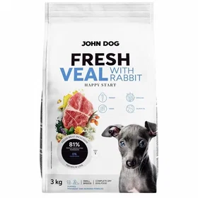 John Fresh Junior Small breeds Veal with rabbit Matbeholder 3kg