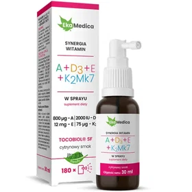EkaMedica Vitamin A+D3+E+K2Mk7 Spray 30 ml