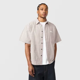 XLARGE Chemise à Manches Courtes à Carreaux (Homme)