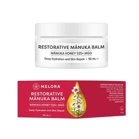 Melora Restorative Manuka Honey Balm Deep Hydration Skin Repair 50ml