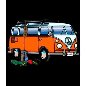 Kruskis Hippie Van Climbing Kortärmad T-shirt (Dam)