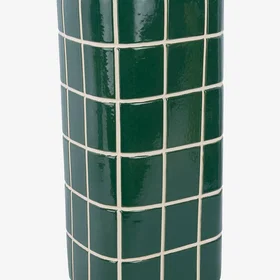 Present Time Retro Tiles Vase 165x150x370mm