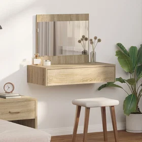 vidaXL Sminkebord Brun 83x40x70cm 865201