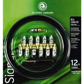 Planet Waves RCA-sett med 6 plugger og 1,8m kabel PW-RCASK-6