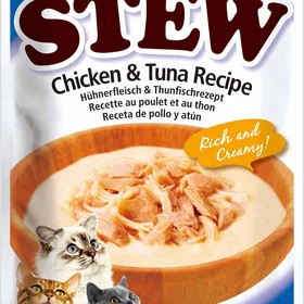Inaba Ciao Stew Nourriture Humide pour Chat Poulet & Thon 40g