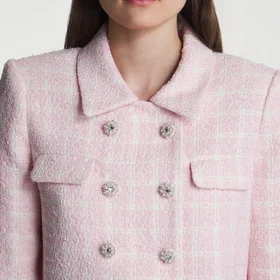 Self-Portrait Boucle Collar Jacket (Women's)