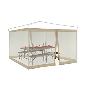 Relaxdays Moustiquaire pour Gazebo 300x300cm