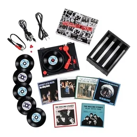 Crosley Rolling Stones 3-Inch Mini Record Player With Case