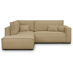 Homifab Canapé d'angle gauche ouvert convertible (3-Seater)