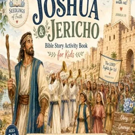 Joshua Bibelberättelse Aktivitetsbok