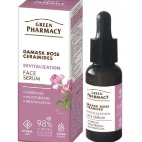Green Pharmacy Damask Rose & Ceramides Revitaliserende ansigtsserum 30ml