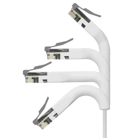 Broadbe Thin Patch Cable Cat6 1m White BTP-I32C6-WT-1M
