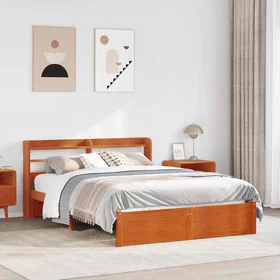 vidaXL Bed Frame with Headboard & Storage 160x200cm 3422727